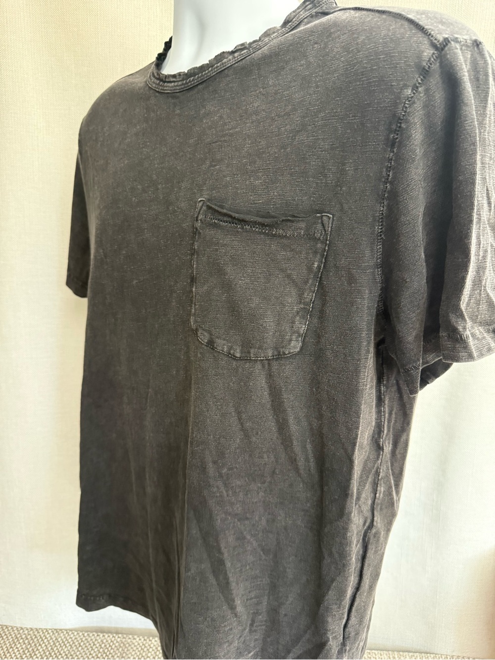 New Men's "John Varvatos ☆ USA" Black Tee Shirt - Picture 3 of 11